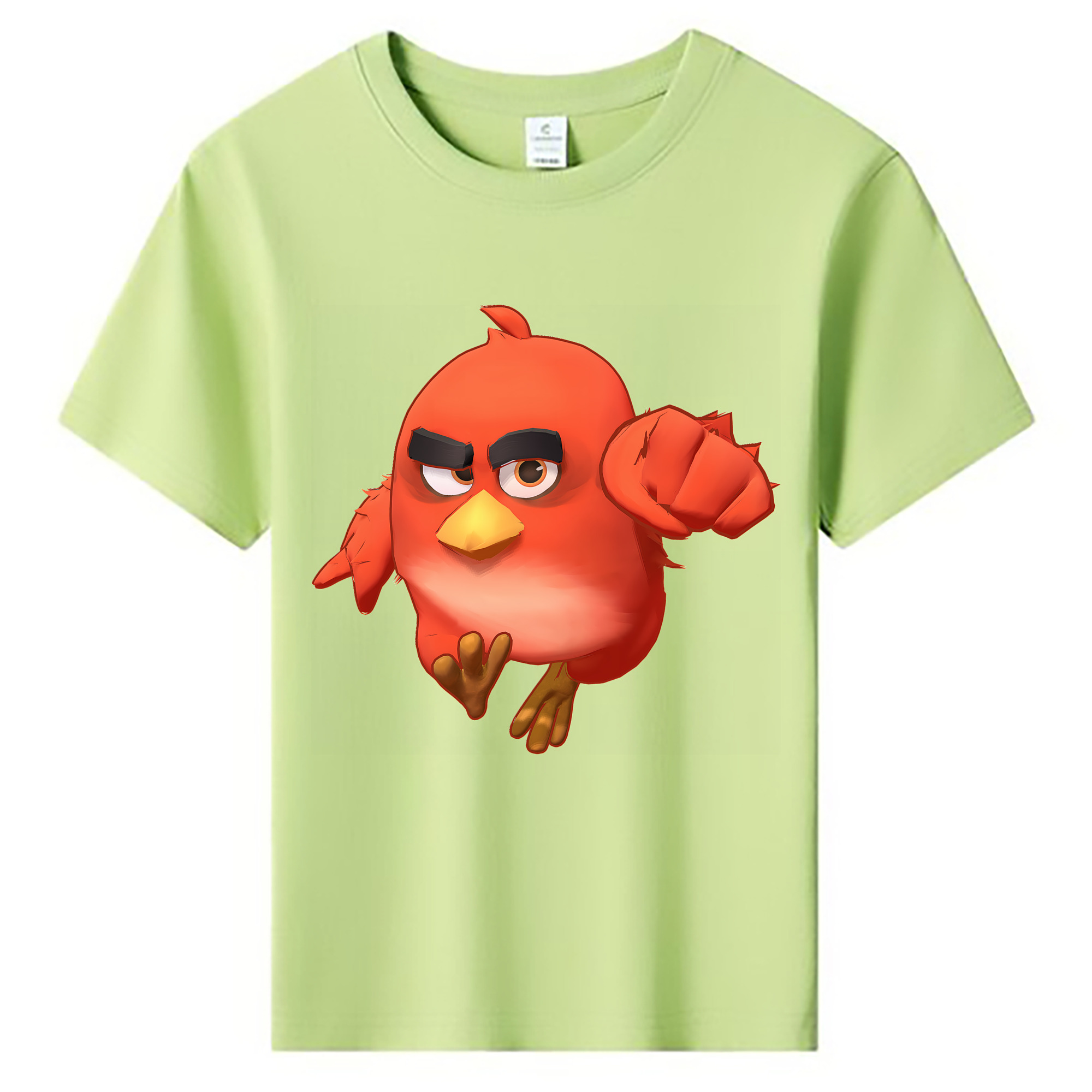 （画像用） Angry Birds アングリーバード 綿100％キッズTシャツ（フロントプリント）